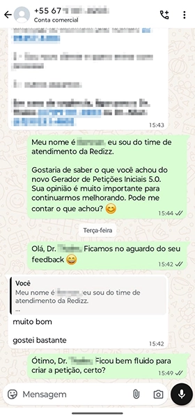 Depoimento real de advogado no WhatsApp 2