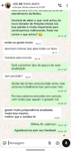 Depoimento real de advogado no WhatsApp 3